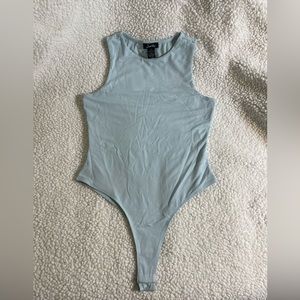 Teal tank body suit